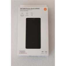 SALE OUT. Xiaomi Mi 50W Power Bank 20000 , Xiaomi Power Bank , 20000 mAh , USB-C, USB A , Black , DEMO