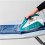 Polti Iron PLEU0252 Vaporella Quick & Slide QS210 Steam Iron, 2400 W, Water tank capacity 350 ml, Continuous steam 40 g/min, White/Blue/Black