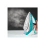 Polti Iron PLEU0252 Vaporella Quick & Slide QS210 Steam Iron, 2400 W, Water tank capacity 350 ml, Continuous steam 40 g/min, White/Blue/Black