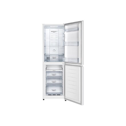 Gorenje Refrigerator , NRK418ECW4 , Energy efficiency class E , Free standing , Combi , Height 182.4 cm , No Frost system , Fridge net capacity 171 L , Freezer net capacity 85 L , 41 dB , White