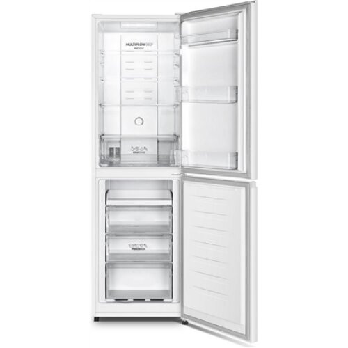 Gorenje Refrigerator , NRK418ECW4 , Energy efficiency class E , Free standing , Combi , Height 182.4 cm , No Frost system , Fridge net capacity 171 L , Freezer net capacity 85 L , 41 dB , White