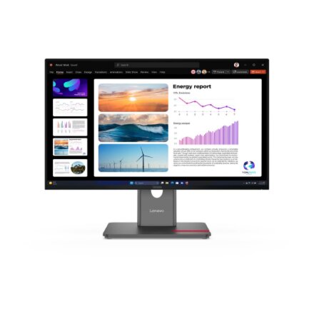 Lenovo , ThinkVision P24q-40 , 23.8 , IPS , 16:9 , 120 Hz , 4 ms , 2560 x 1440 pixels , 300 cd/m² , HDMI ports quantity 1 , Raven Black , Warranty 36 month(s)