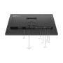 Lenovo , ThinkVision P24q-40 , 23.8 , IPS , 16:9 , 120 Hz , 4 ms , 2560 x 1440 pixels , 300 cd/m² , HDMI ports quantity 1 , Raven Black , Warranty 36 month(s)