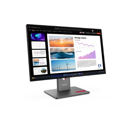 Lenovo , ThinkVision P24q-40 , 23.8 , IPS , 16:9 , 120 Hz , 4 ms , 2560 x 1440 pixels , 300 cd/m² , HDMI ports quantity 1 , Raven Black , Warranty 36 month(s)