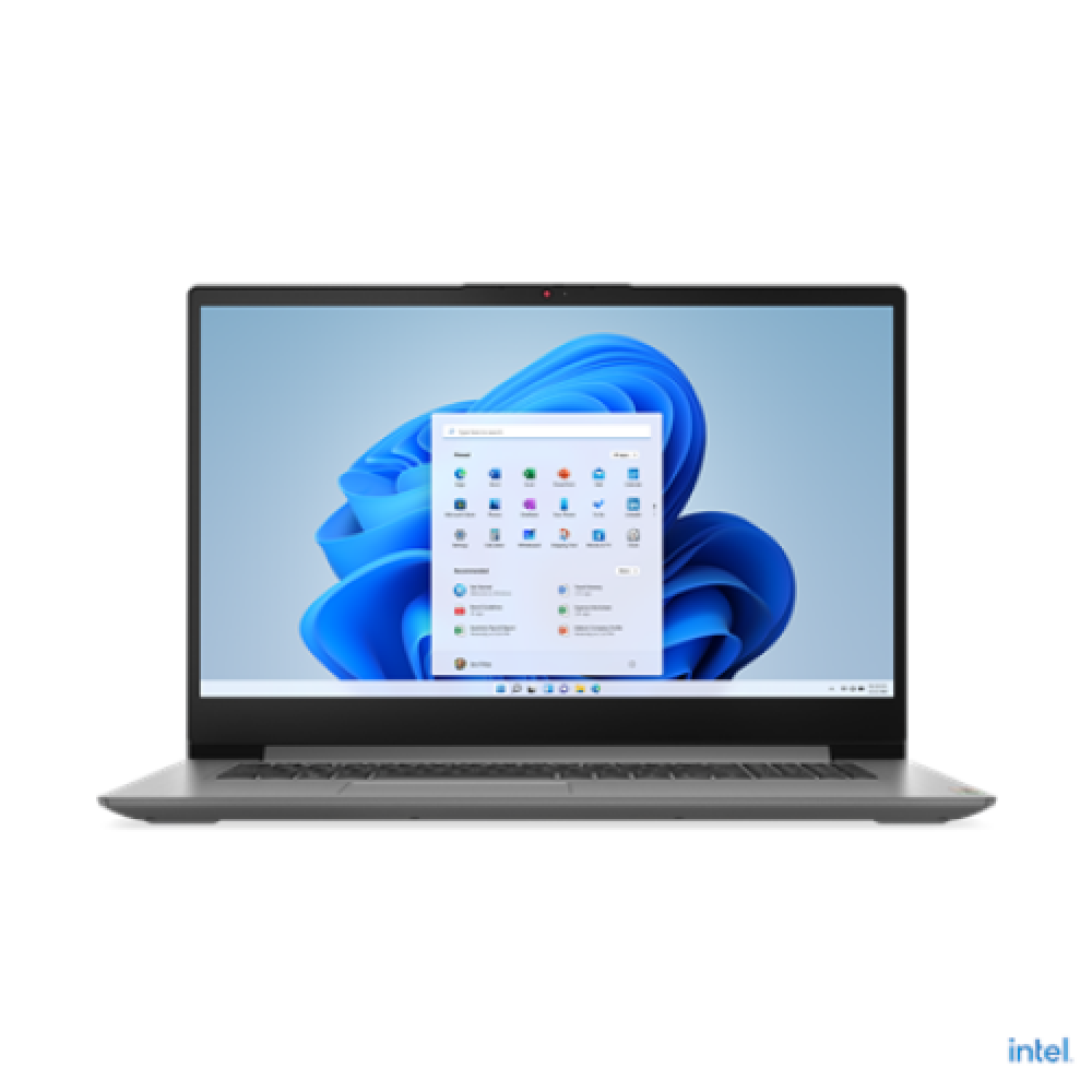 Lenovo IdeaPad 3 17IAU7 Arctic Grey 17.3 TN HD+ Anti-glare Intel Pentium Gold 8505 4 GB Soldered DDR4-3200 SSD 128 GB Intel UHD Graphics Windows 11 Home in S mode 802.11ax Bluetooth version 5.1 Keyboard language Nordic Warranty 24 month(s) Battery warrant