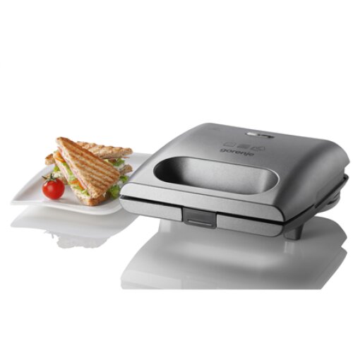 Gorenje , Sandwich maker , SM703GCG , 700 W , Number of plates 3 , Number of pastry 2 , Grey