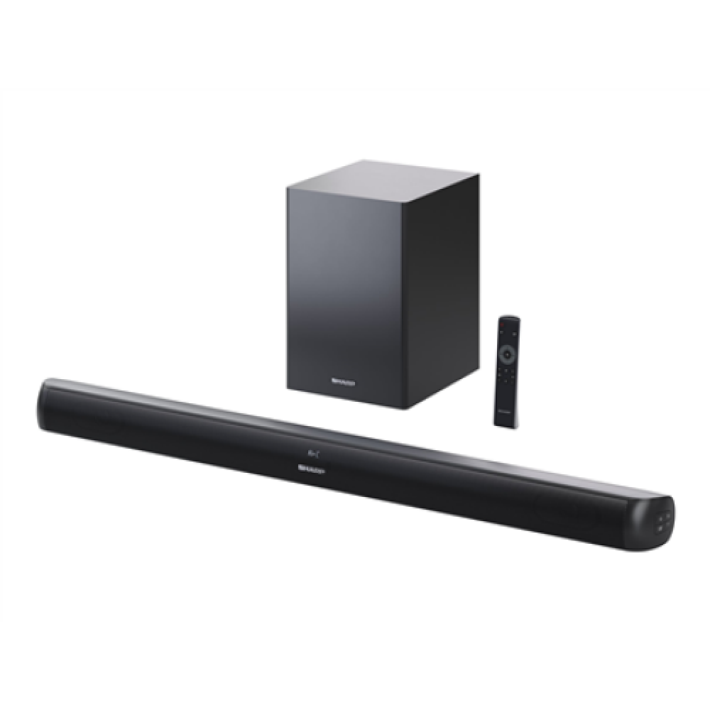 Sharp HT-SBW202 2.1 Soundbar with Wireless Subwoofer for TV above 40, HDMI ARC/CEC, Aux-in, Optical, Bluetooth, 92cm, Black , Sharp , TV SoundBar with Wireless Subwoofer , HT-SBW202 , Black , No , AUX in , Bluetooth , 200 W , Wireless connection