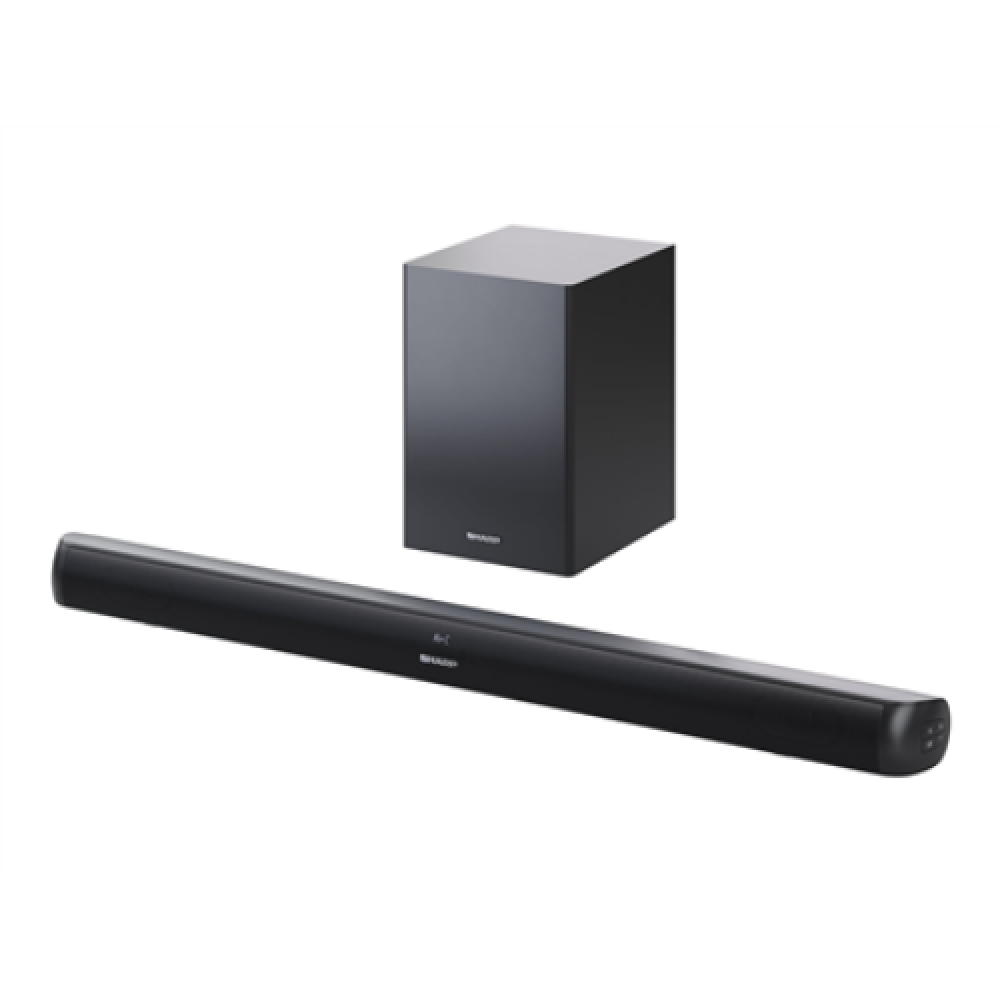 Sharp HT-SBW202 2.1 Soundbar with Wireless Subwoofer for TV above 40, HDMI ARC/CEC, Aux-in, Optical, Bluetooth, 92cm, Black , Sharp , TV SoundBar with Wireless Subwoofer , HT-SBW202 , Black , No , AUX in , Bluetooth , 200 W , Wireless connection