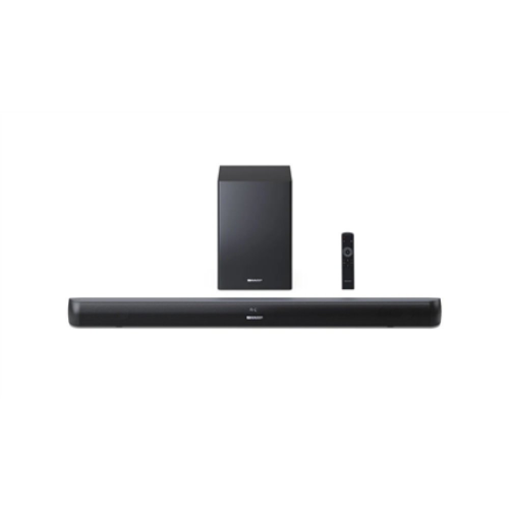 Sharp HT-SBW202 2.1 Soundbar with Wireless Subwoofer for TV above 40, HDMI ARC/CEC, Aux-in, Optical, Bluetooth, 92cm, Black , Sharp , TV SoundBar with Wireless Subwoofer , HT-SBW202 , Black , No , AUX in , Bluetooth , 200 W , Wireless connection
