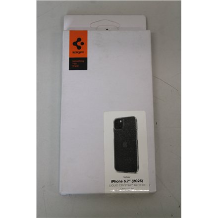 SALE OUT. Spigen Liquid Crystal Glitter , Back cover , Apple , iPhone 15 Plus/14 Plus , DIRTY PACKAGING