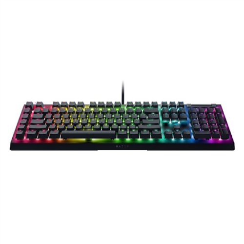 Razer , Mechanical Gaming Keyboard , BlackWidow V4 X , Mechanical Gaming Keyboard , Wired , US , Yellow Mechanical Switches (Linear) , Black