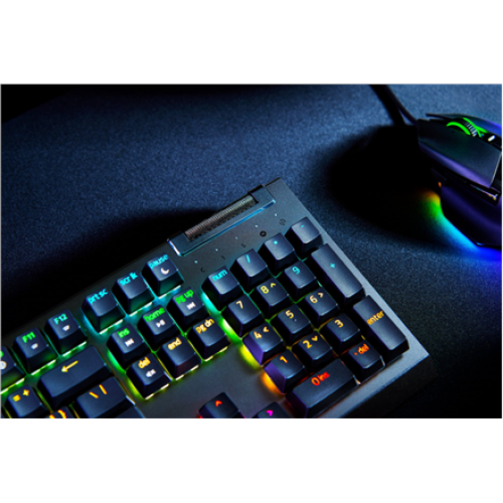 Razer , Mechanical Gaming Keyboard , BlackWidow V4 X , Mechanical Gaming Keyboard , Wired , US , Black , Yellow Mechanical Switches (Linear)