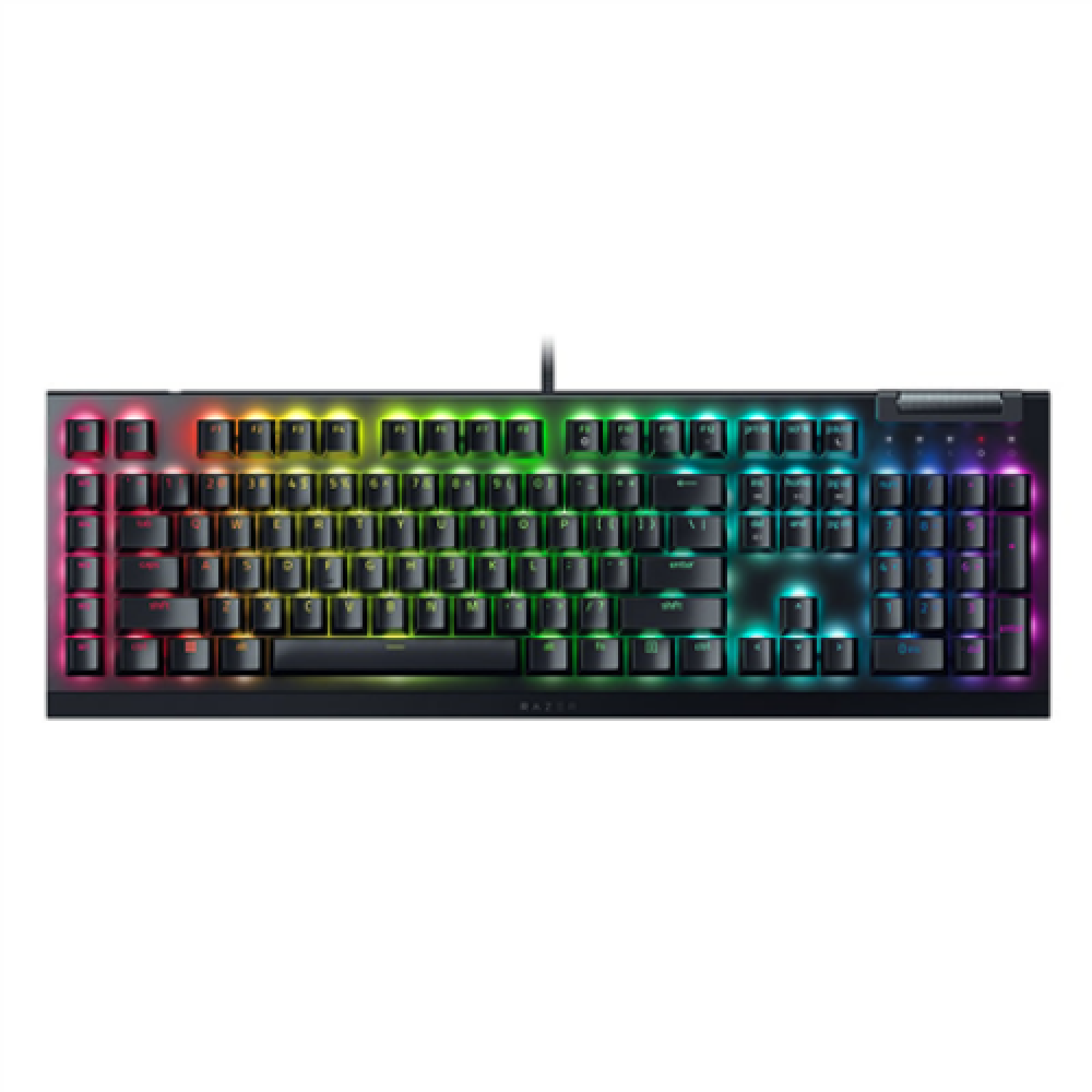Razer , Mechanical Gaming Keyboard , BlackWidow V4 X , Mechanical Gaming Keyboard , Wired , US , Black , Yellow Mechanical Switches (Linear)