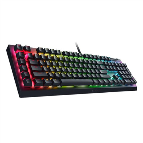 Razer , Mechanical Gaming Keyboard , BlackWidow V4 X , Mechanical Gaming Keyboard , Wired , US , Yellow Mechanical Switches (Linear) , Black