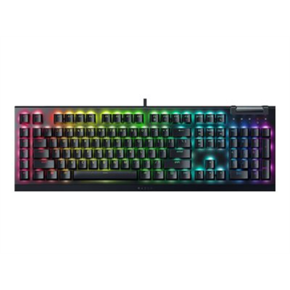 Razer , Mechanical Gaming Keyboard , BlackWidow V4 X , Mechanical Gaming Keyboard , Wired , US , Black , Yellow Mechanical Switches (Linear)