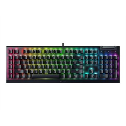Razer , Mechanical Gaming Keyboard , BlackWidow V4 X , Mechanical Gaming Keyboard , Wired , US , Yellow Mechanical Switches (Linear) , Black
