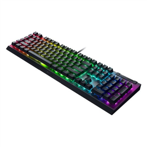 Razer , Mechanical Gaming Keyboard , BlackWidow V4 X , Mechanical Gaming Keyboard , Wired , US , Yellow Mechanical Switches (Linear) , Black