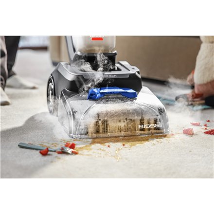 Bissell Carpet Cleaner , PowerWash Hydrosteam , Corded operating , Washing function , 1400 W , Black/Cobalt Blue