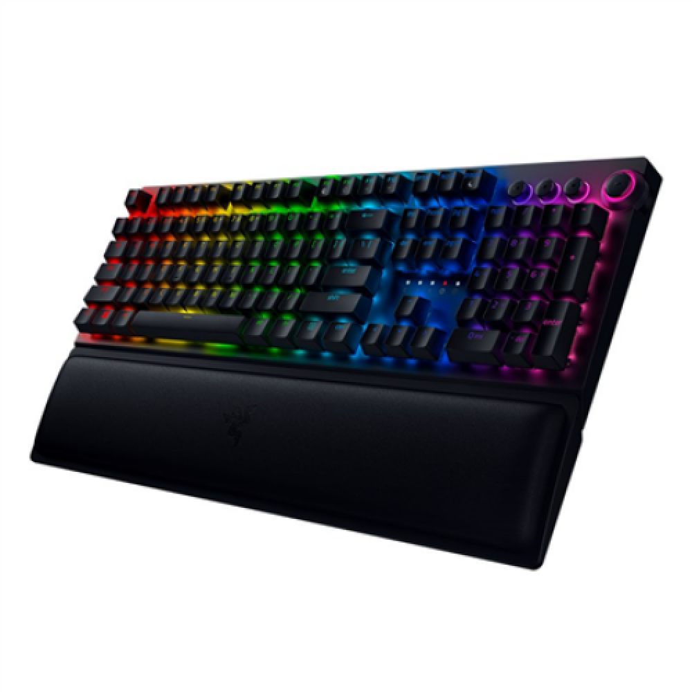 Razer BlackWidow V3 Pro Mechanical Gaming Keyboard, RGB LED light, US, Black, Wireless/Wired