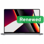 Apple Renewed Grade B , MacBook Pro 16 A2485 , 16 , 32 GB , SSD , 1000 GB , Apple M1 Max 10-core CPU , macOS , Keyboard language US/RU
