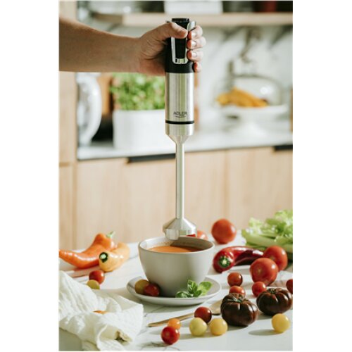 Adler , AD 4627 , Hand Blender Set , 1800 W , Number of speeds 20 , Turbo mode , Chopper , Stainless Steel/Black