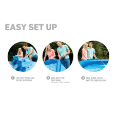 Intex Easy Set Pool Blue, Age 6+, 305x61 cm