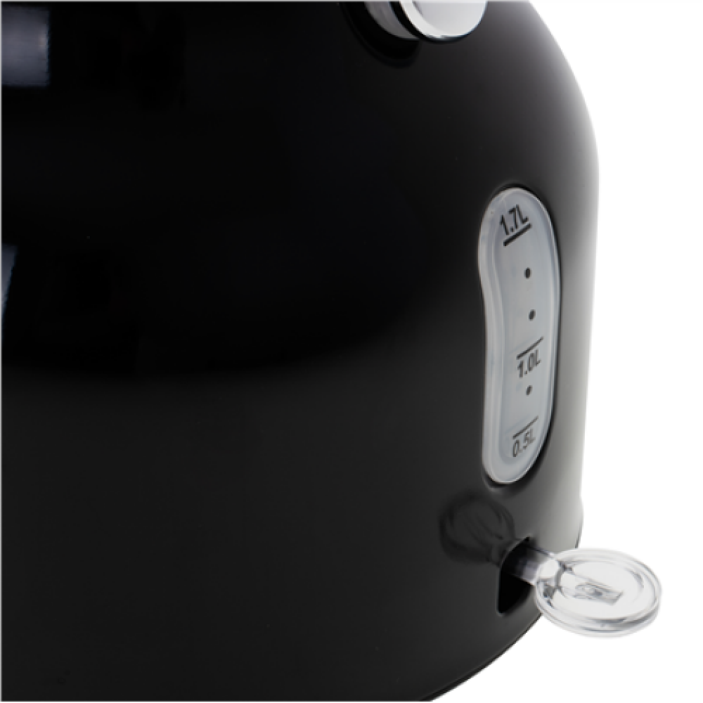 Adler , Kettle with a Thermomete , AD 1346b , Electric , 2200 W , 1.7 L , Stainless steel , 360° rotational base , Black