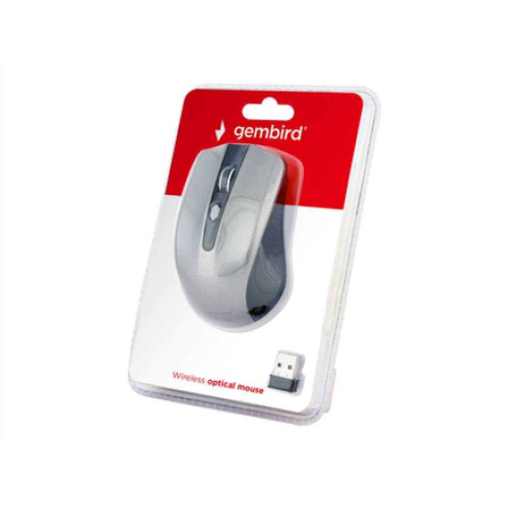 Gembird , Mouse , MUSW-4B-04-BG , Standard , Wireless , Black/ Space Grey