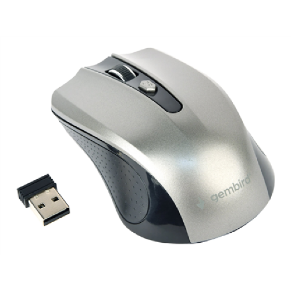 Gembird , Mouse , MUSW-4B-04-BG , Standard , Wireless , Black/ Space Grey