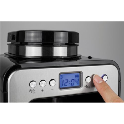 Caso , Design Compact Coffee Maker with Grinder , Pump pressure Not applicable bar , 600 W , Manual , Black/Stainless steel