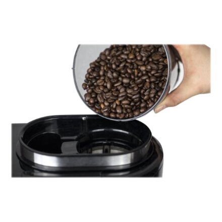Caso , Design Compact Coffee Maker with Grinder , Pump pressure Not applicable bar , 600 W , Manual , Black/Stainless steel