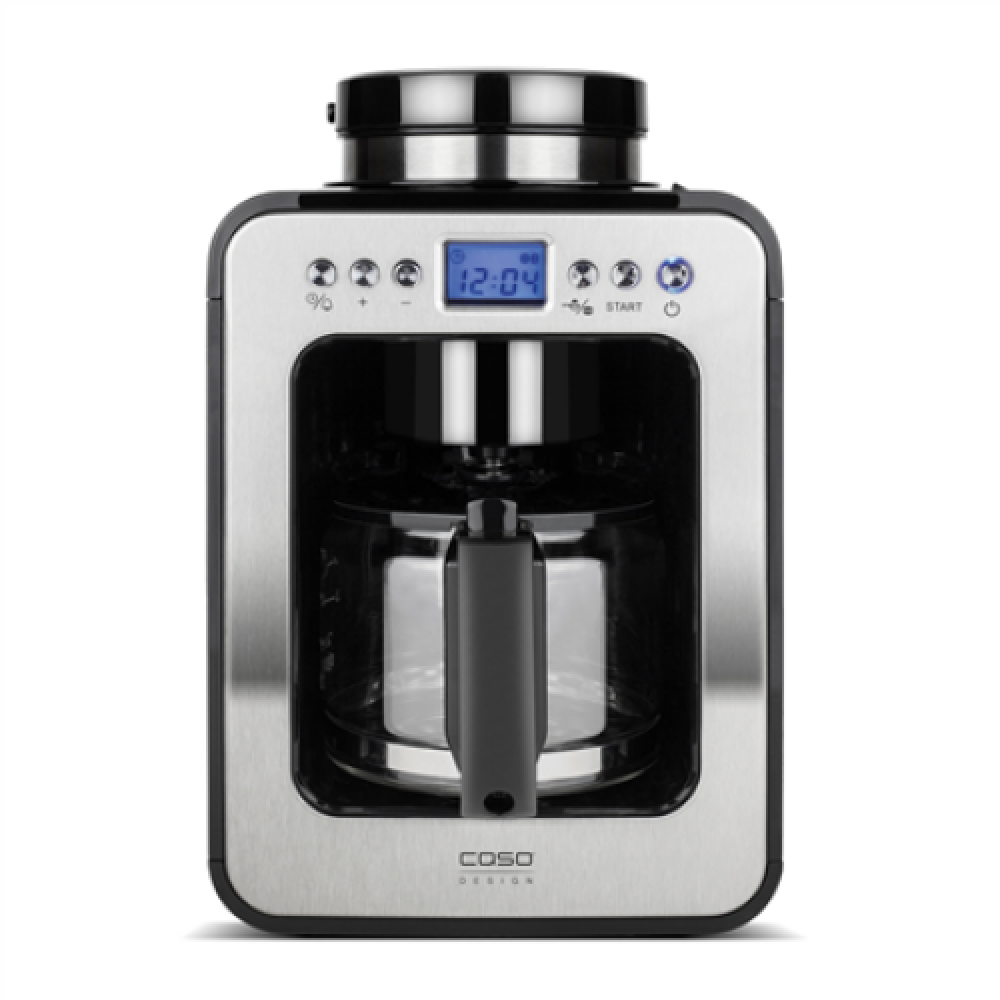 Caso , Design Compact Coffee Maker with Grinder , Pump pressure Not applicable bar , Manual , 600 W , Black/Stainless steel