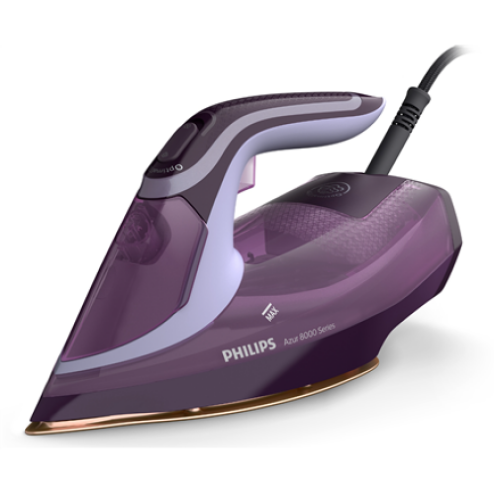 Philips , DST8021/30 , Steam Iron , Continuous steam 55 g/min , Steam boost performance 240 g/min , Purple
