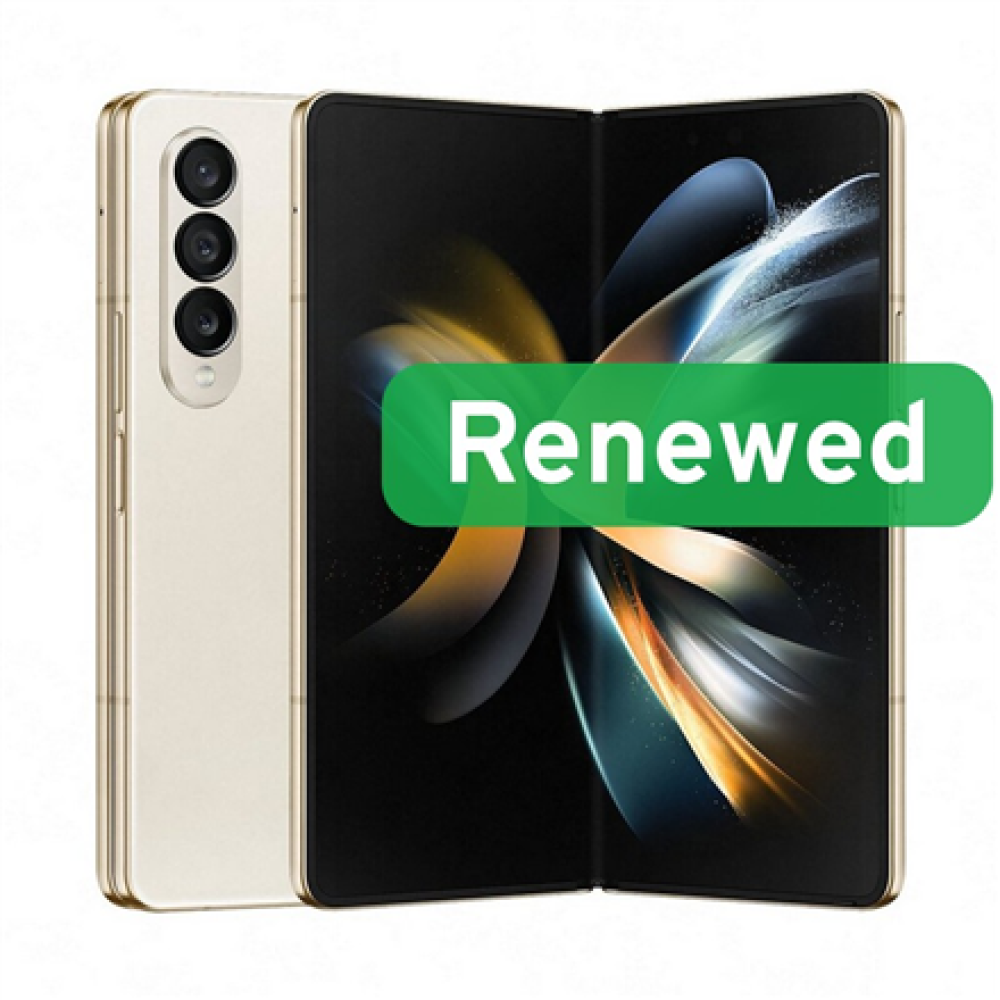 Samsung Renewed Grade A++ , Samsung Galaxy Z Fold 4 , Beige , 7.6 , Foldable AMOLED , 256 GB , 5G , Android