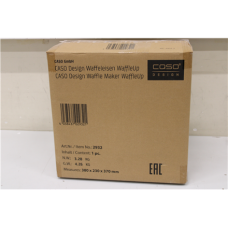 SALE OUT. Caso WaffleUp Waffle Maker, 800 W, Stainless Steel, DAMAGED PACKAGING , Caso WaffleUp , Waffle Maker , 800 W , Number of pastry 1 , Waffle , Silver , USED, DIRTY, SCRATCHED, MISSING SPATULA