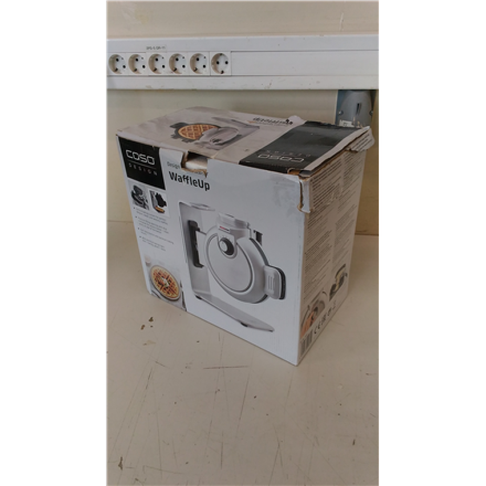 SALE OUT. Caso WaffleUp Waffle Maker, 800 W, Stainless Steel, DAMAGED PACKAGING , Caso WaffleUp , Waffle Maker , 800 W , Number of pastry 1 , Waffle , Silver , DAMAGED PACKAGING, SMALL SCRATCHES, SMALL DENT, CRUNCH WHEN OPENING