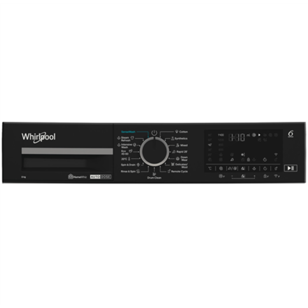 Whirlpool , Washing machine , WPM 87W ADS EE , Energy efficiency class A , Front loading , Washing capacity 8 kg , 1400 RPM , Depth 55 cm , Width 60 cm , Display , Digital , White
