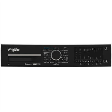 Whirlpool , Washing machine , WPM 87W ADS EE , Energy efficiency class A , Front loading , Washing capacity 8 kg , 1400 RPM , Depth 55 cm , Width 60 cm , Display , Digital , White