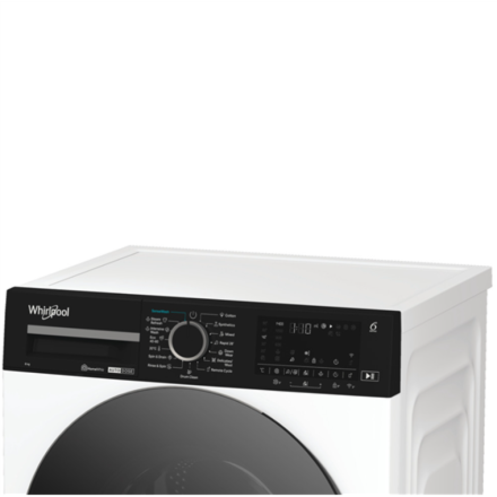 Whirlpool , Washing machine , WPM 87W ADS EE , Energy efficiency class A , Front loading , Washing capacity 8 kg , 1400 RPM , Depth 55 cm , Width 60 cm , Display , Digital , White