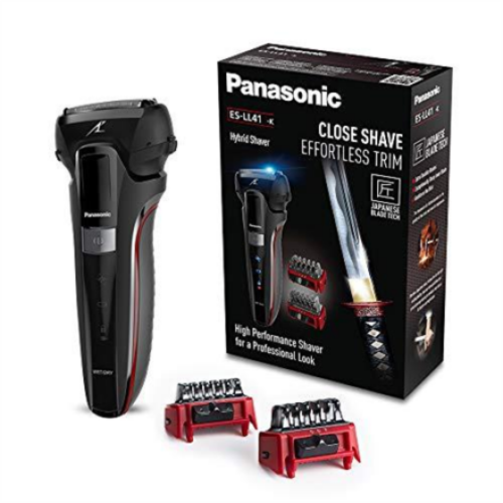 Panasonic , Shaver , ES-LL41-K503 , Operating time (max) 50 min , Wet & Dry , Lithium Ion , Black