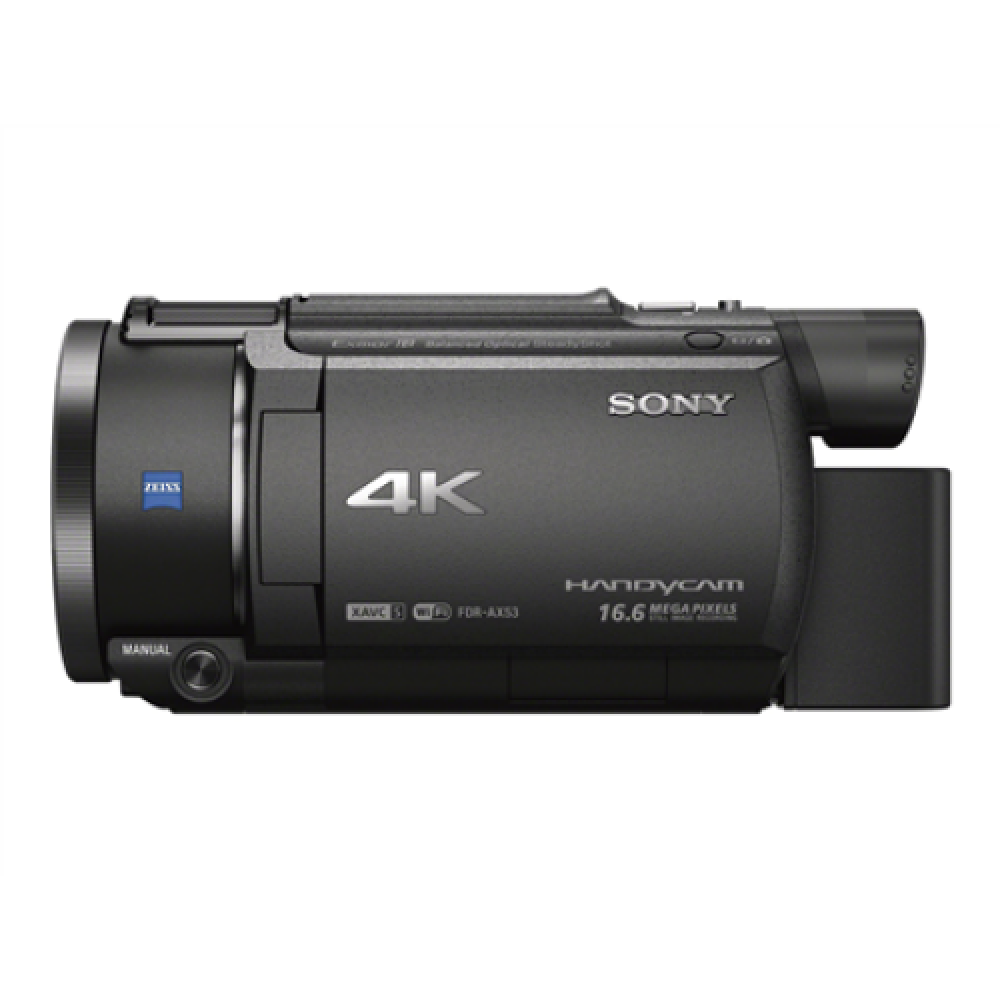 FDRAX53B , Black , Digital zoom 250 x , Xtra Fine LCD pixels , 3.0 , BIONZ X , Image stabilizer , 3840 x 2160 pixels , Optical zoom 20 x , Wi-Fi