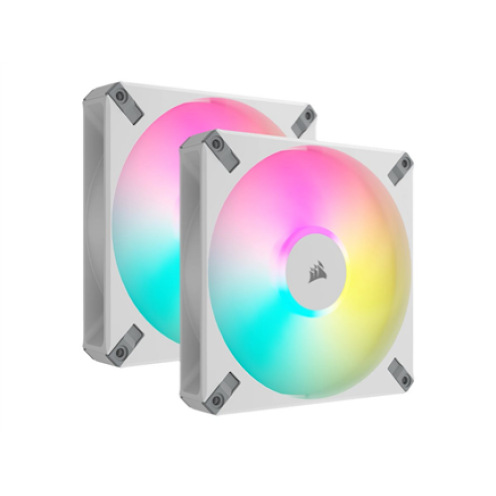 Corsair , 140mm PWM Dual Fan Kit , iCUE AF140 RGB ELITE , Case Fan