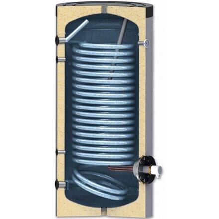 Sunsystem , SWPN200 , Enameled Water Heater 200L with Heat Exchanger 1.9 m