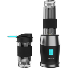 Cecotec Blender , Power Titanium 900 ProGo , Tabletop , 900 W , Jar capacity 2x0.57 L , Ice crushing , Black