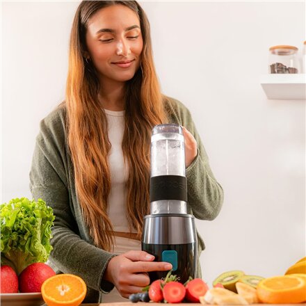 Cecotec Blender , Power Titanium 900 ProGo , Tabletop , 900 W , Jar capacity 2x0.57 L , Ice crushing , Black