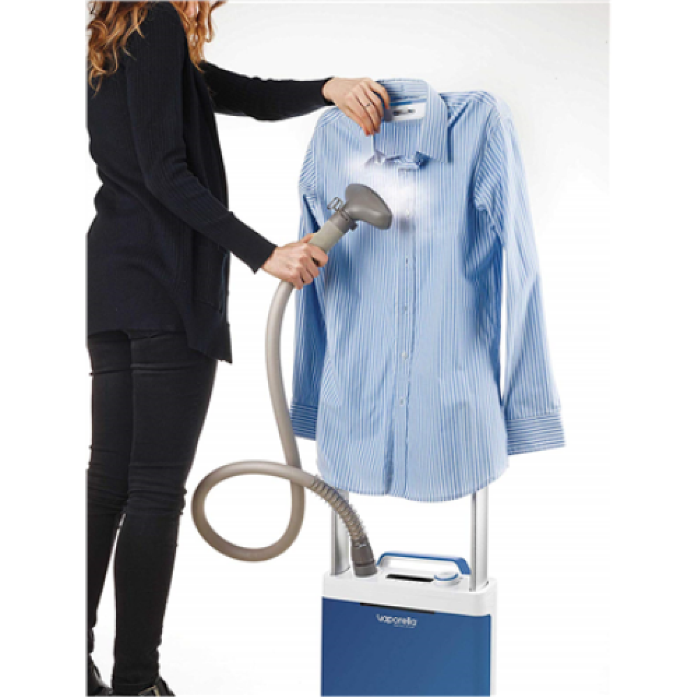 Polti Ironing system PLEU0241 Vaporella Vertical Styler GSF60 1800 W, 2 L, Vertical steam function, White/ blue
