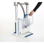 Polti Ironing system PLEU0241 Vaporella Vertical Styler GSF60 1800 W, 2 L, Vertical steam function, White/ blue