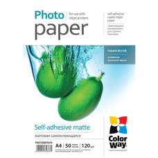 120 g/m² , A4 , Matte self-adhesive Photo Paper