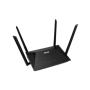 Wireless AX1800 Dual Band Gigabit Router , RT-AX53U , 1201+600 Mbit/s , Ethernet LAN (RJ-45) ports 4 , Mesh Support No , MU-MiMO Yes , No mobile broadband , Antenna type External antenna x 4 , 36 month(s)
