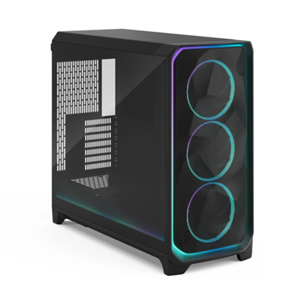 Fractal Design Meshify 3 XL , Ambience Pro RGB Black TG Light Tint , ATX , Power supply included No